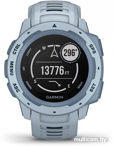 Умные часы Garmin Instinct (голубой)