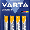 Батарейка Varta Energy LR03 AAA Alkaline 4103 BL4