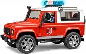 Bruder Land Rover Defender Station Wagon fire department 02596