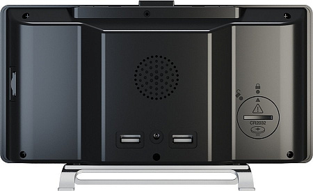 Настольные часы Soundmax SM-1561U (черный/белый)