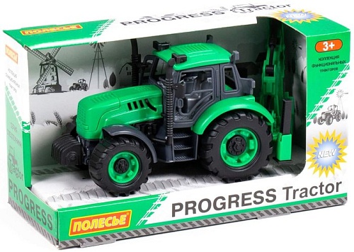 Трактор Полесье Прогресс 91536 (зеленый)