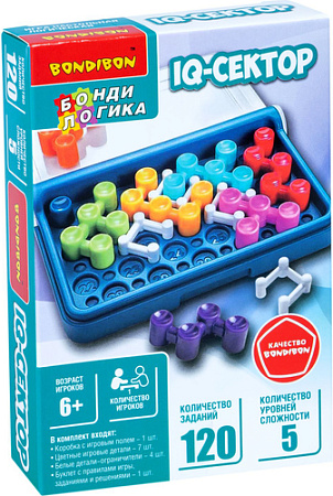 Настольная игра Bondibon БондиЛогика IQ-Сектор ВВ5957