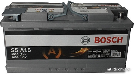 Автомобильный аккумулятор Bosch S5 A15 (605901095) 105 А/ч