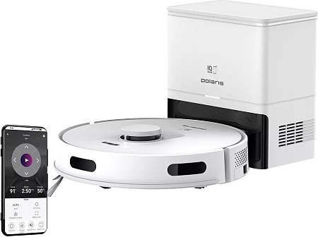 Робот-пылесос Polaris PVCRDC 5004 Wi-Fi IQ Home (белый)