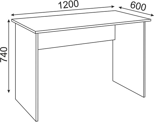 Письменный стол Rinner Остин М11 (ясень шимо светлый)
