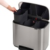 Brabantia Bo Pedal Bin 3 x 11л (стальной матовый)