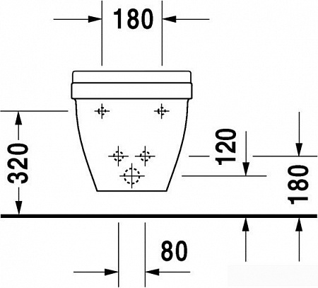 Биде Duravit Starck 3 [2230150000]