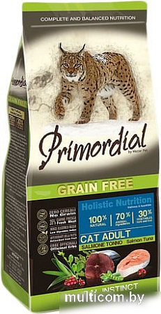Сухой корм для кошек Primordial GF Adult Salmon & Tuna 6 кг