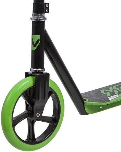 Самокат Novatrack Polis 230 Plasticnf 230PNF.POLIS.OR20 (черный/зеленый)