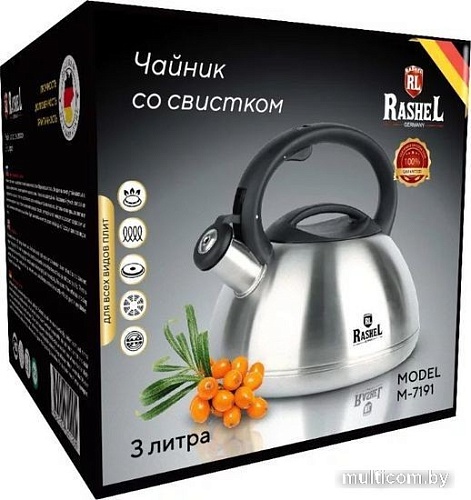 Чайник со свистком Rashel М-7191