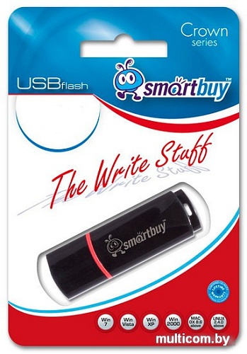 USB Flash Smart Buy Crown Black 64GB (SB64GBCRW-K)