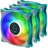 Набор вентиляторов Iceberg Thermal IceGALE ARGB 120mm 3-pack (бирюзовый)