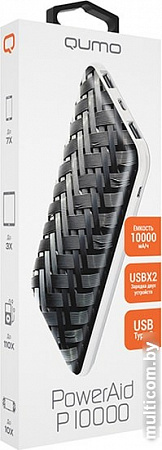 Портативное зарядное устройство QUMO PowerAid P10000 (K)