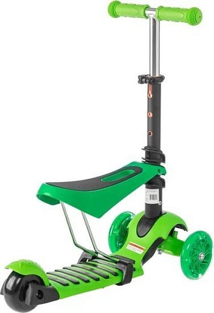 Трехколесный самокат Ricos Joy KB05 (зеленый)