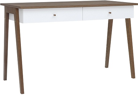 Стол Black Red White Heda BIU2S (белый/лиственница сибирская золотая)