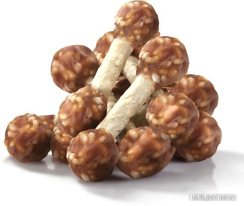 Лакомство для собак Деревенские лакомства Косточки из индейки с рисом для щенков 85 г