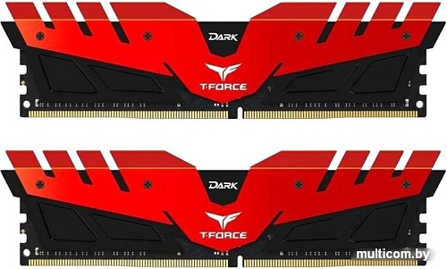 Оперативная память Team T-Force Dark 2x8GB DDR4 PC4-24000 TDRED416G3000HC16CDC01