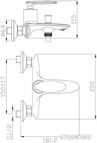 Смеситель Rossinka Silvermix RS30-31