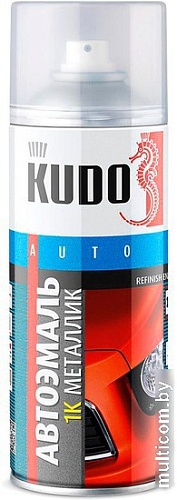 Автомобильная краска Kudo 1K эмаль автомобильная ремонтная металлик KU-41129 (520 мл, Виктория 129)