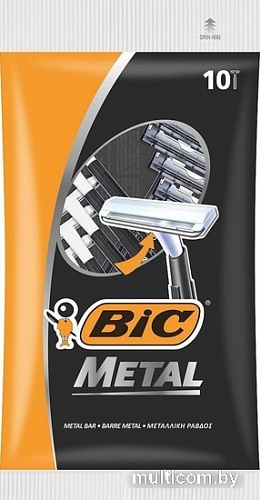 Бритвенный станок BIC Metal (10 шт)