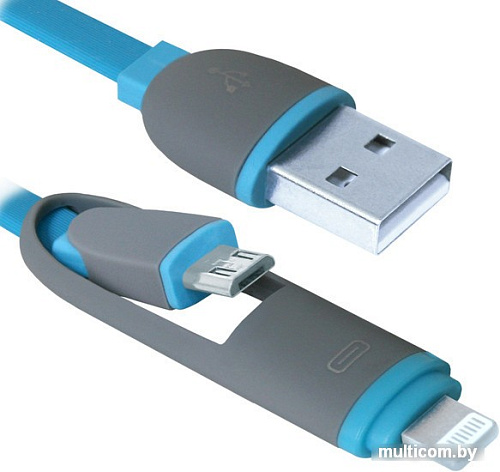 Кабель Defender USB10-03BP (синий) [87487]