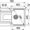 Кухонная мойка Franke UBG 611-78 (ваниль)
