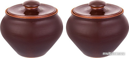 Набор горшочков Elan Gallery TerraCotta 570151