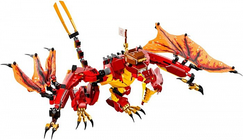 Конструктор LEGO Ninjago 71753 Атака огненного дракона