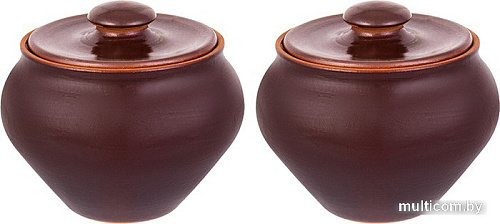 Набор горшочков Elan Gallery TerraCotta 570151