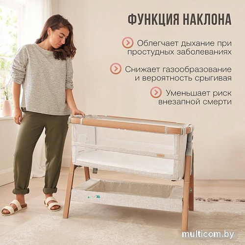 Кроватка-трансформер Tutti Bambini CoZee XL 60x120 (scandinavian walnut/ecru)