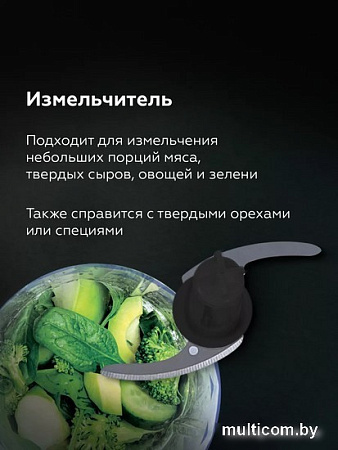 Погружной блендер BQ HB601S (сталь/черный)
