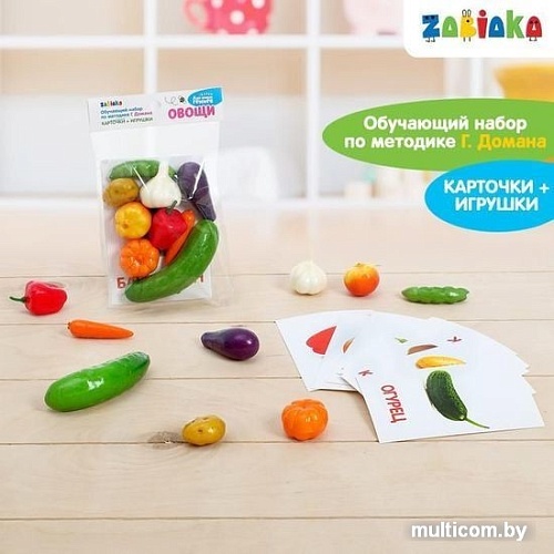 Развивающая игрушка Zabiaka Овощи 4096684