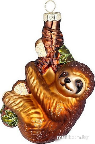 Елочная игрушка Inge's Christmas Figural Glass Ornaments. Ленивец 64775H120