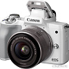 Фотоаппарат Canon EOS M50 Kit 15-45mm (белый)