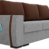 Диван Лига диванов Брион 101775 (серый/коричневый)