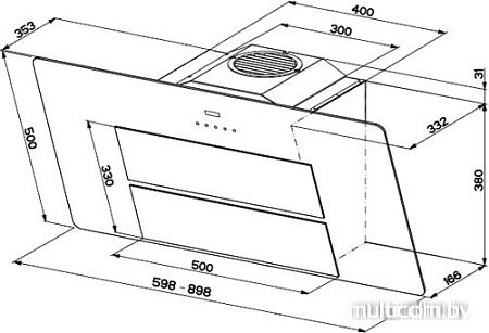 Кухонная вытяжка Franke Maris FMA 605 BK XS