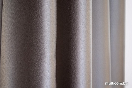 Комплект штор Decoretto Блэкаут двухсторонний БДКО-K23 3.75x2.7 м (коричневый/орех, 2 шт)