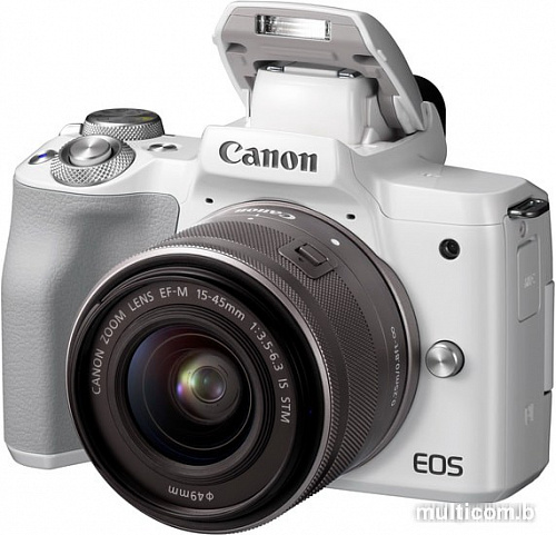 Фотоаппарат Canon EOS M50 Kit 15-45mm (белый)