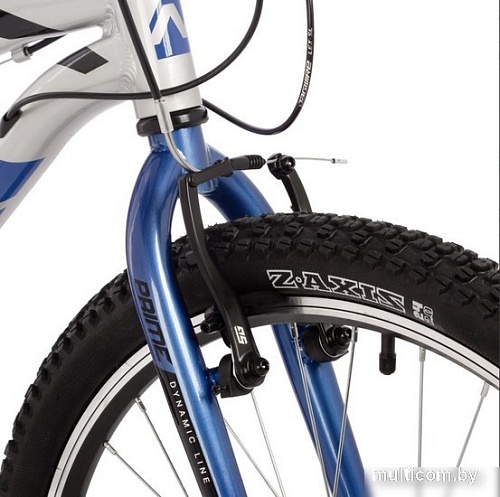 Велосипед Novatrack Prime 18 V 2024 24AHV.PRIME.11SL4 (серебристый)