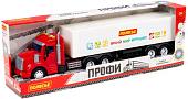 Грузовик Полесье Профи Тягач с полуприцепом 93462 (красный/белый)