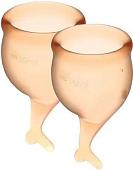 Менструальная чаша Satisfyer Feel Secure (оранжевый)