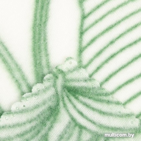 Плед Экономь и Я Тропические листья 7548461 150x200 (зеленый, 160 гр/м2)