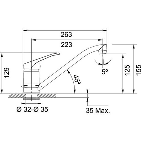 Смеситель Franke Garo (оникс) [115.0275.339]