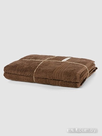 Набор полотенец Sofi De MarkO Nicole 50х90 70х140 Пол-Нк-кф-КТ (кофейный)