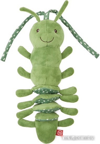 Развивающая игрушка Happy Baby Гусеничка с вибрацией 330712 (зеленый)