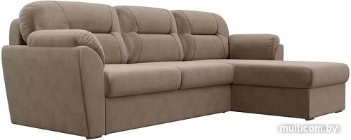 Угловой диван Лига диванов Бостон 100536 (коричневый)