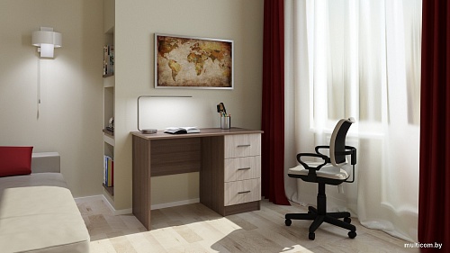 Стол Памир ПКС-3 (ясень шимо темный/ясень шимо светлый)