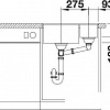 Кухонная мойка Blanco Subline 340/160-F (алюметаллик)