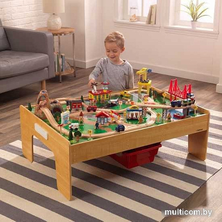 Набор железной дороги KidKraft Adventure Town Railway Train Table 18025