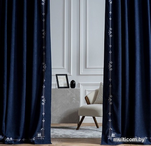Комплект штор Pasionaria Бриджит 400x230 (2 шт, синий)